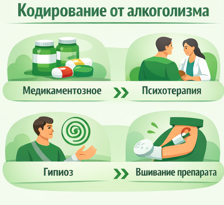 кодирование от алкоголизма в Озёрах Санати